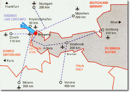 Bregenz Anfahrt/directions